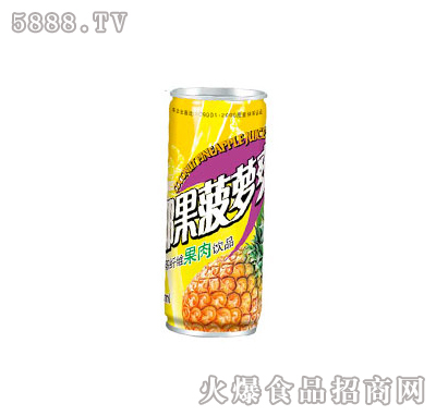 菠蘿爽果肉飲品