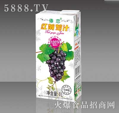 傣戀紅葡萄汁1L