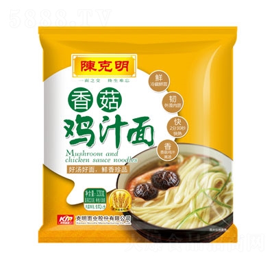 陳克明香菇雞汁面速食面條