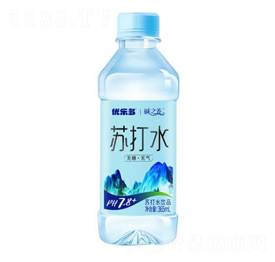 優樂多蘇打水原味蘇打飲品365ml