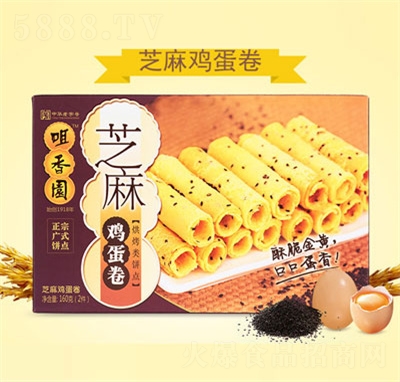 咀香園芝麻雞蛋卷糕點點心休閑食品