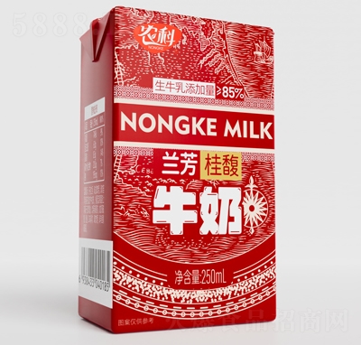 農科蘭芳桂馥牛奶250ml
