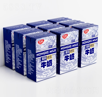 農科茉莉絕弦牛奶250ml招商
