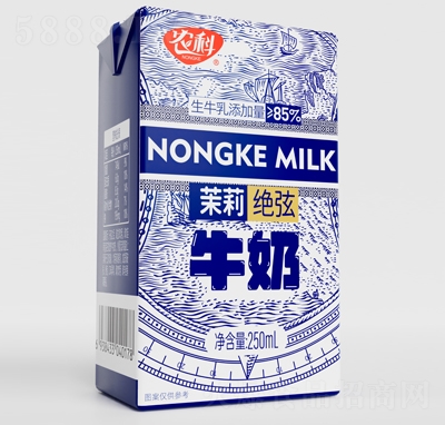 農科茉莉絕弦牛奶250ml