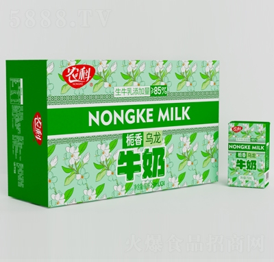 農科梔香烏龍牛奶250mlX24